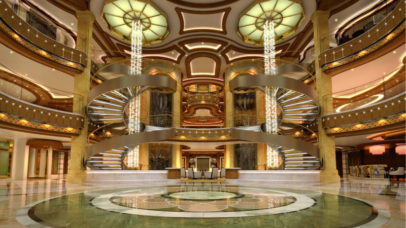 Atrium of the Royal Princess